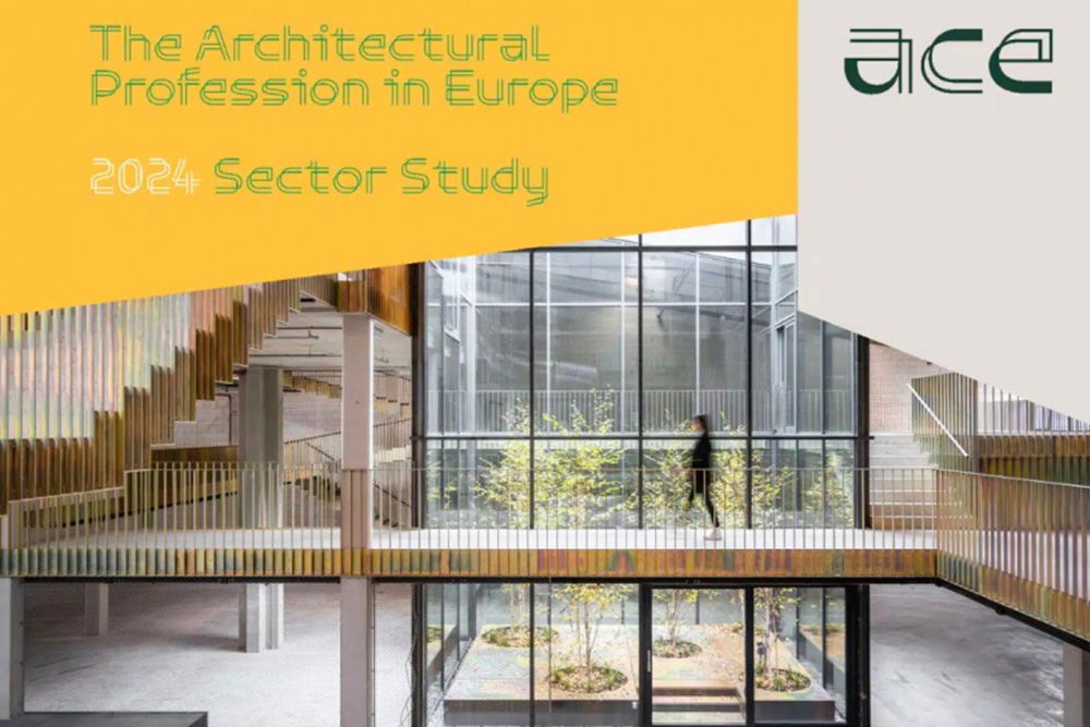 ACE publiceert 2024 Sector Study over het beroep van architect in Europa