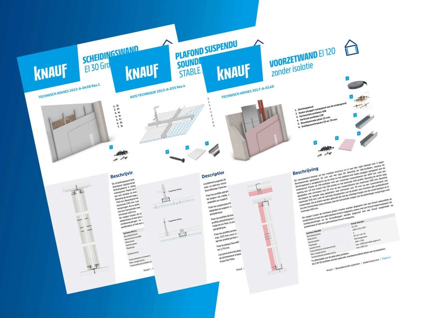 Beschermen, innoveren, begeleiden: Knauf, uw partner in brandveiligheid