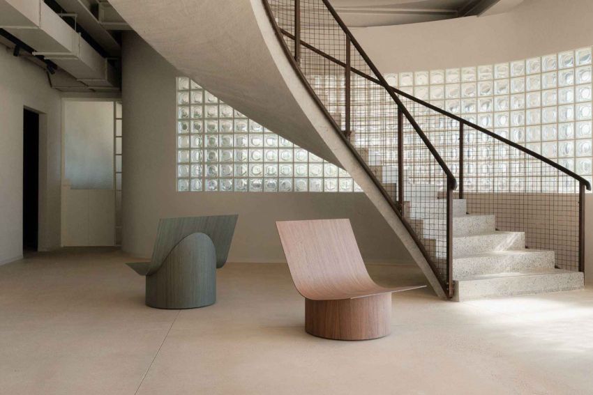  Unilin Panels en Phil Procter vertalen plaatmateriaal naar sculpturale vorm met Unilin Master Oak 