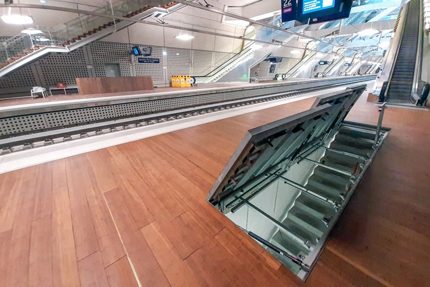 Veilig en snel toegang tot technieken onder station Parijs