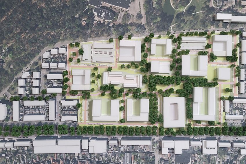 Woongroen stelt toekomstplan Staatsliedenkwartier vast 