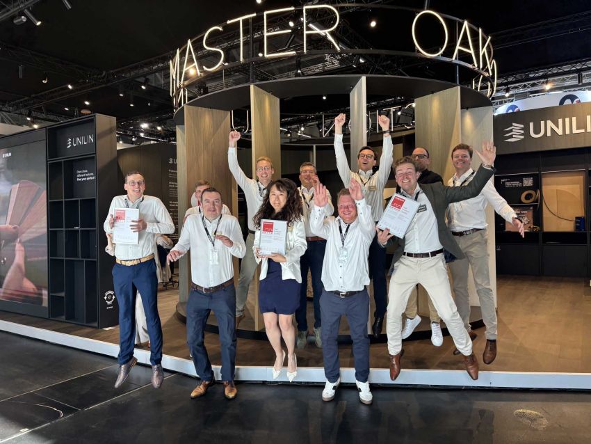 Unilin Panels valt drie keer in de prijzen op Interzum 2025