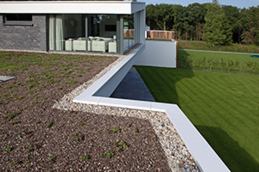 Aluminium is breed toepasbaar op het dak