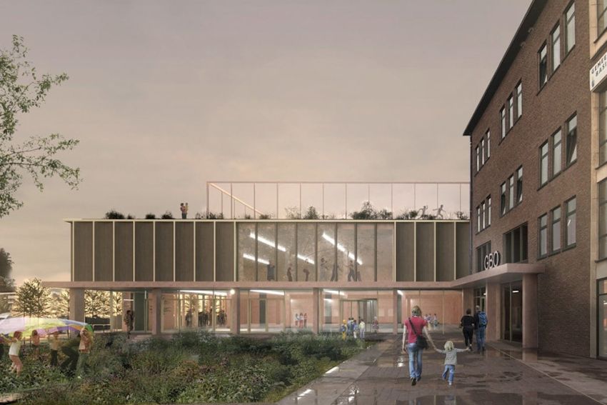 B-architecten wint ontwerpwedstrijd markthal Overijse