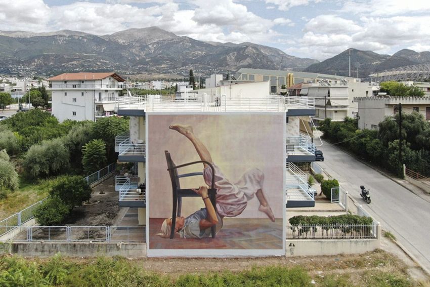 Street art en bijzondere poses