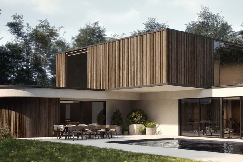 Linarte Wood Design: aluminium gevelbekleding met de looks van hout