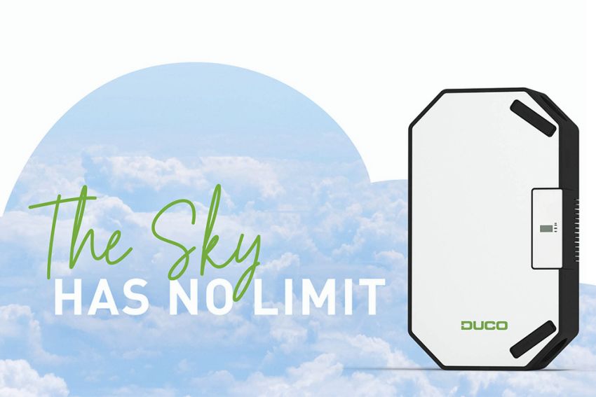 DUCO lanceert de compacte DucoBox Energy Sky voor maximale flexibiliteit