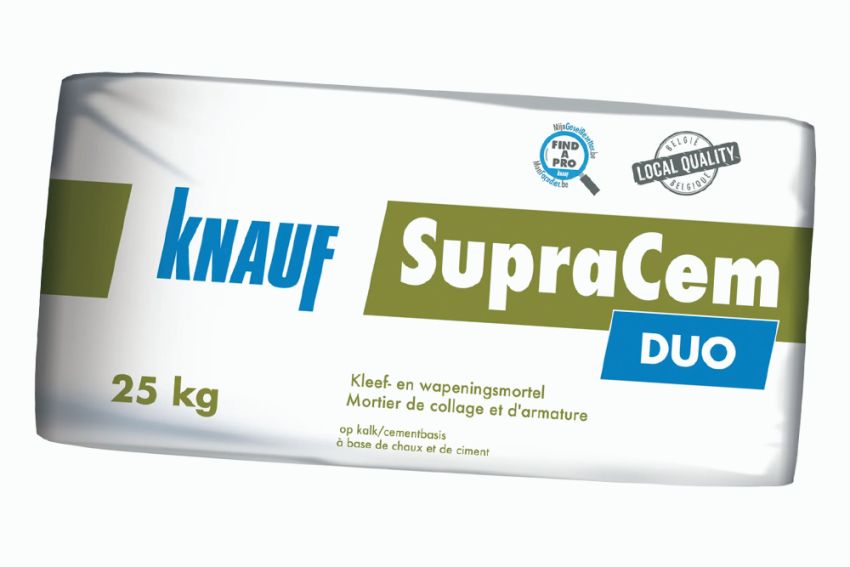 Nieuwkomer SupraCem DUO maakt gamma van Knauf compleet