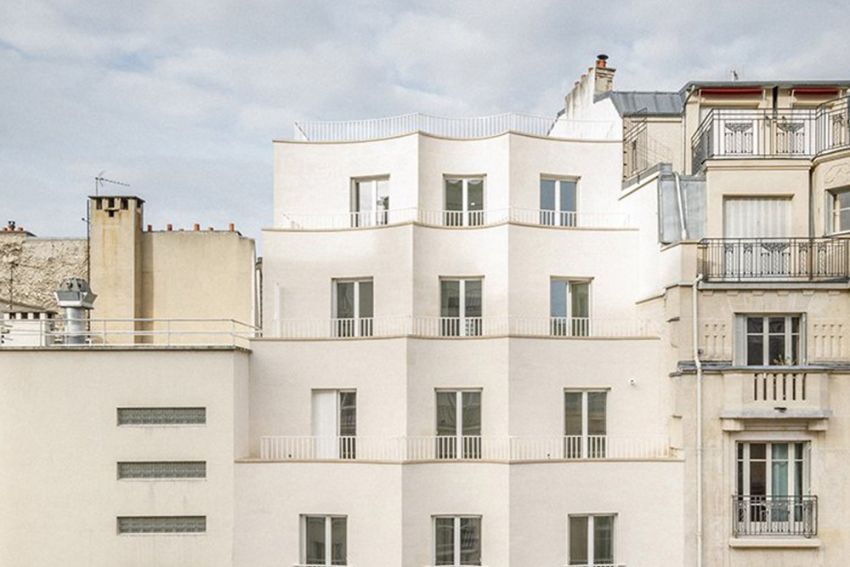 Een aantrekkelijke gevel voor sociale huisvesting in Parijs